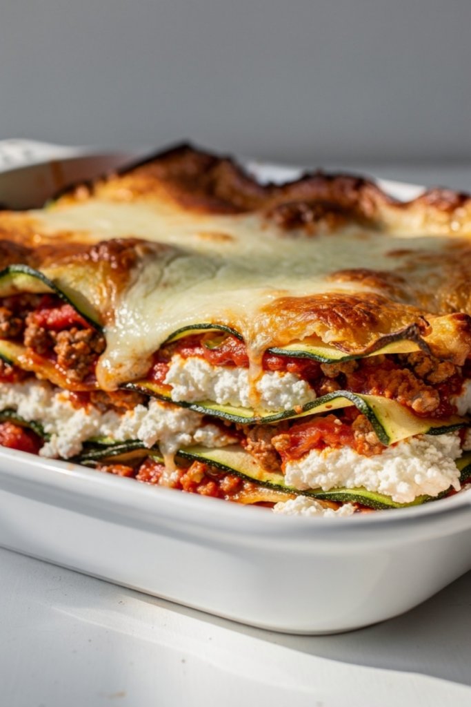Layers of sausage, spinach, and cheese melt into a bubbling, golden homemade lasagna.