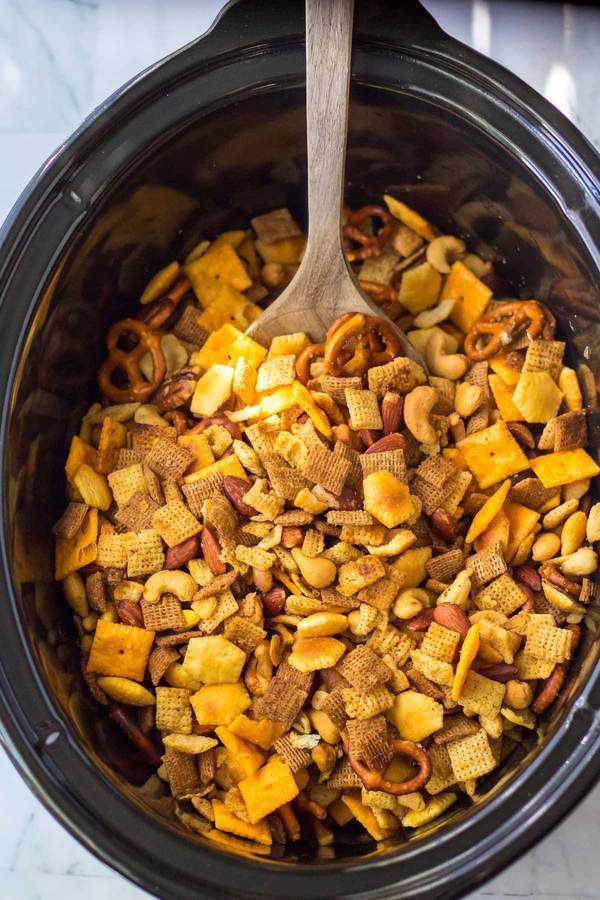 40 Crunchy Slow Cooker Chex Mix Recipes